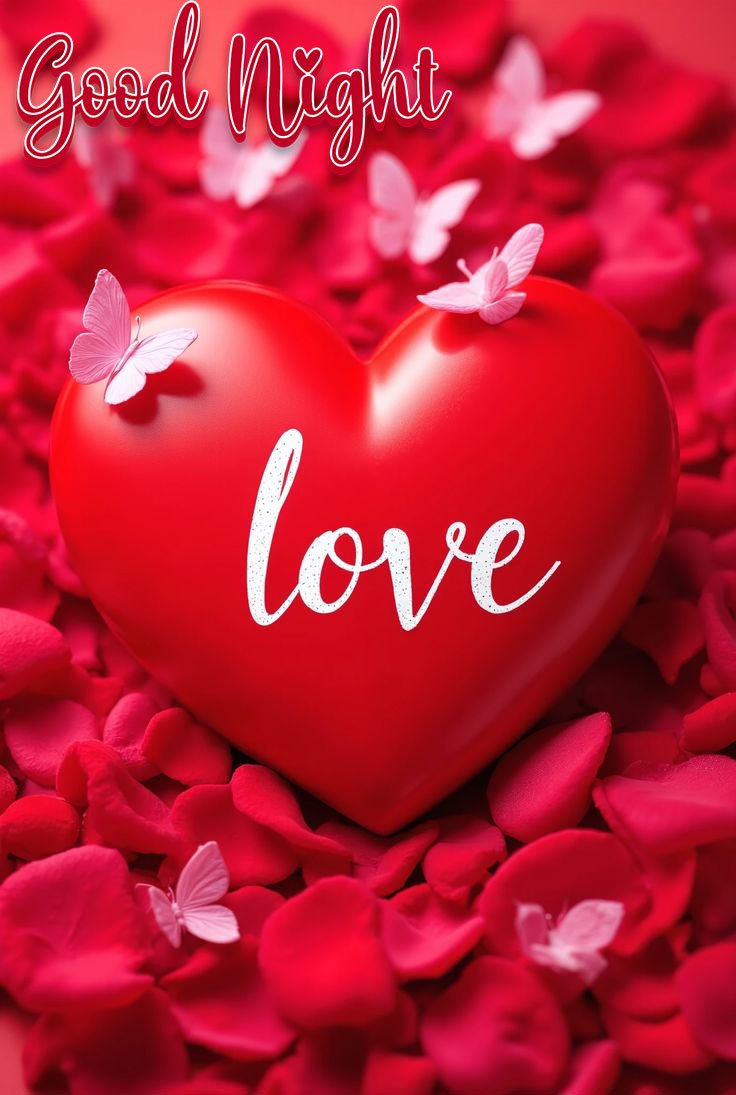 cute good night love images