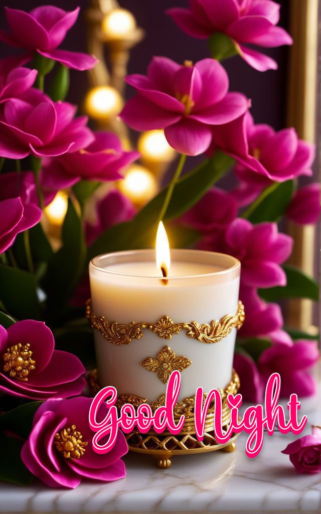 good night sweet dreams candle images