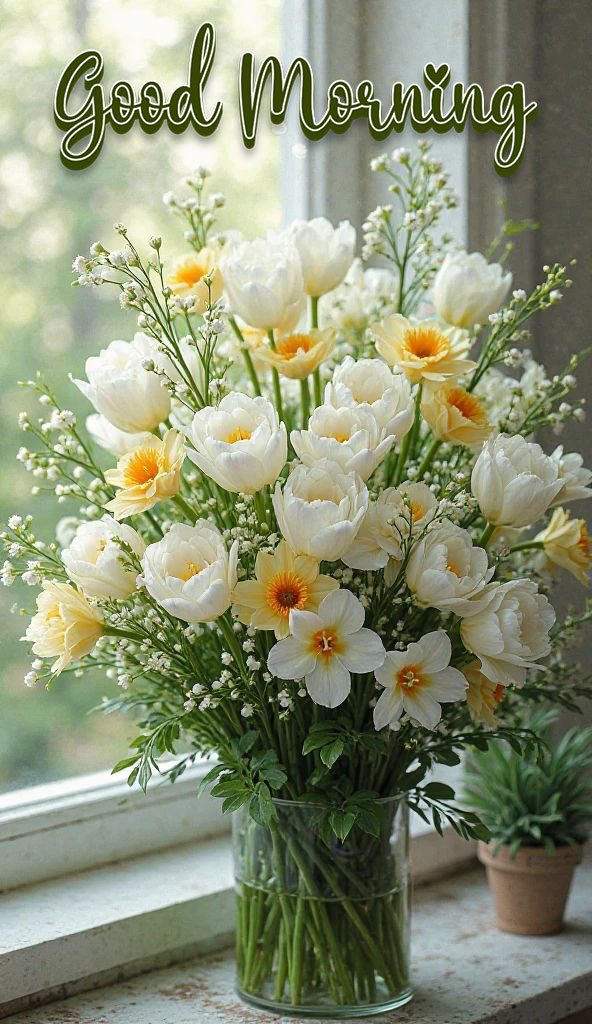 good morning photos flowers