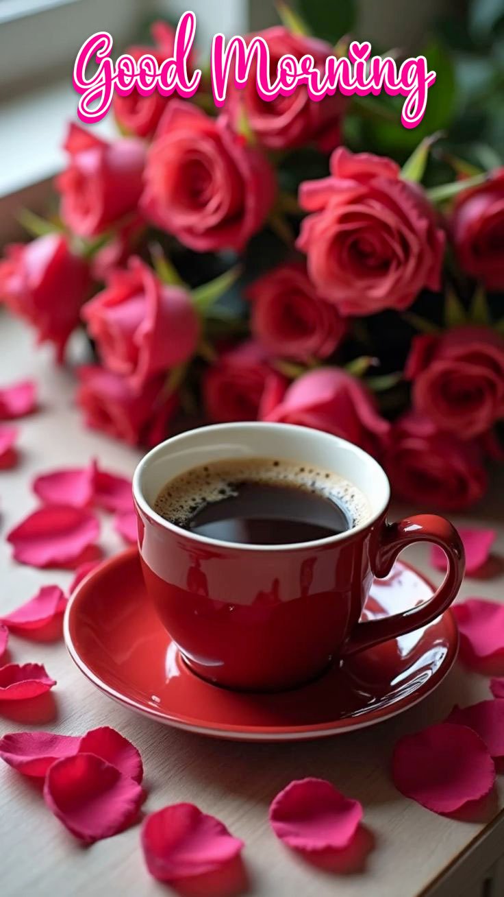 good morning friends rose images