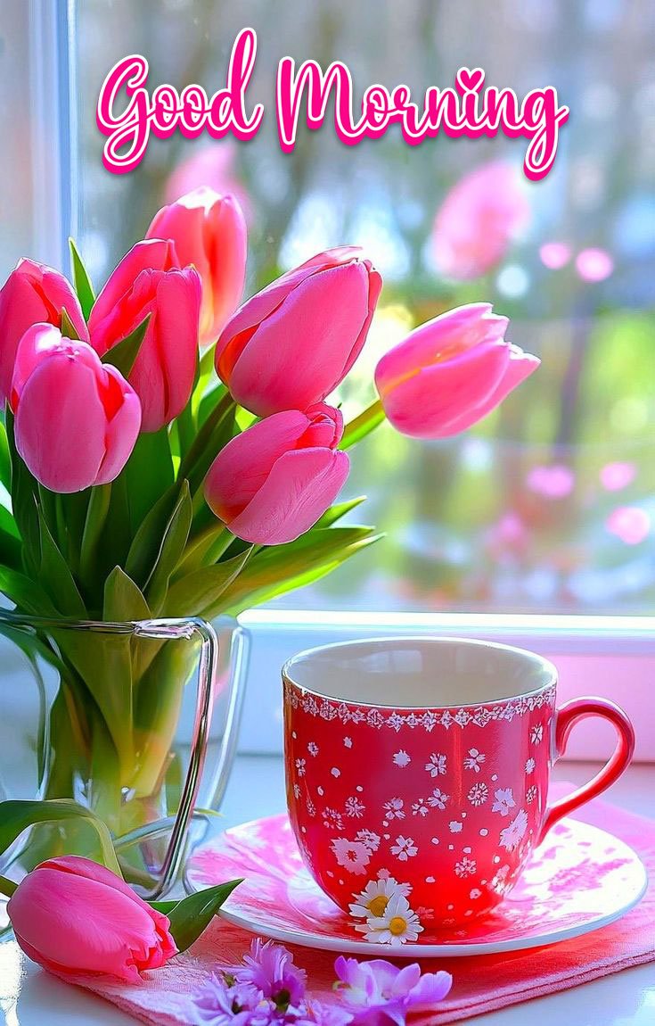 good morning images for a female friend