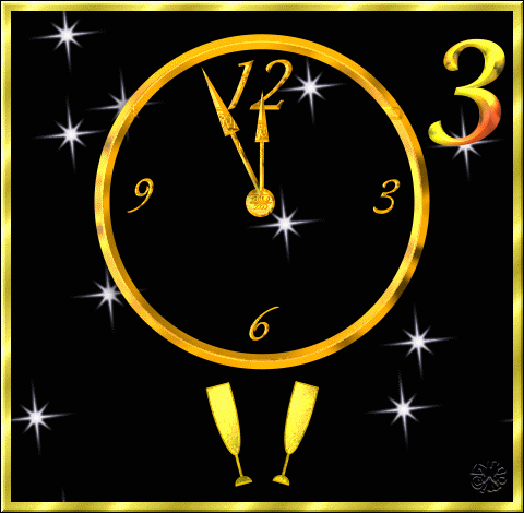 Happy New Year countdown GIF