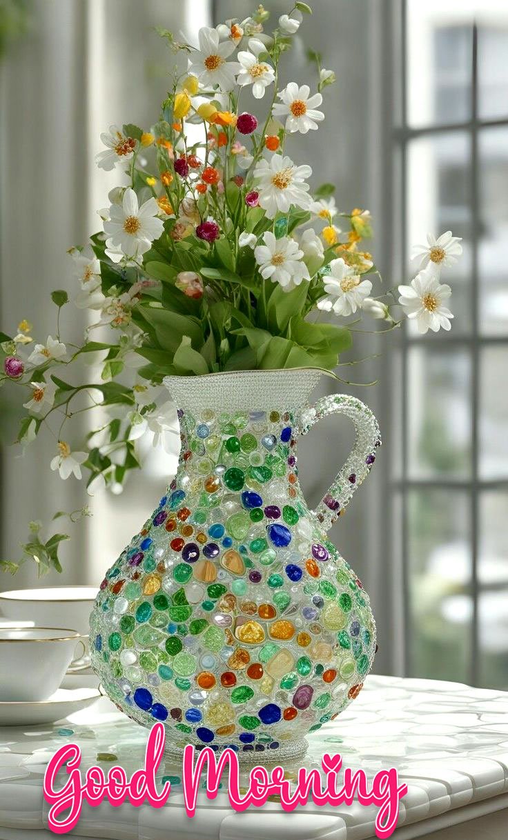 good morning images beautiful flowers