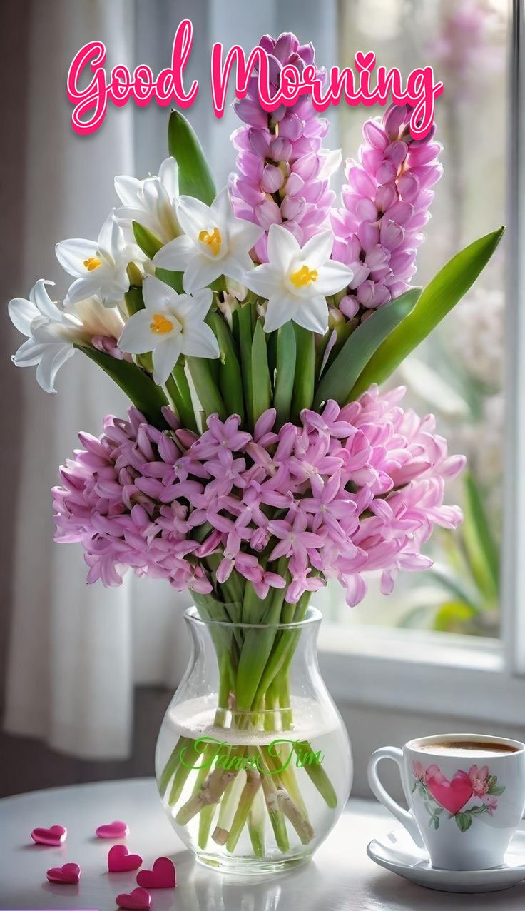 good morning images beautiful flowers