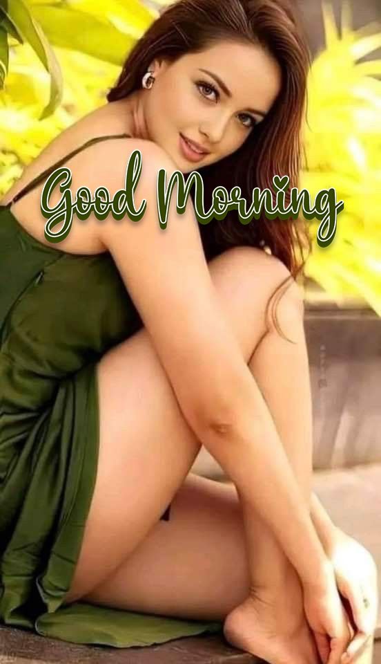 good morning images with cute girl