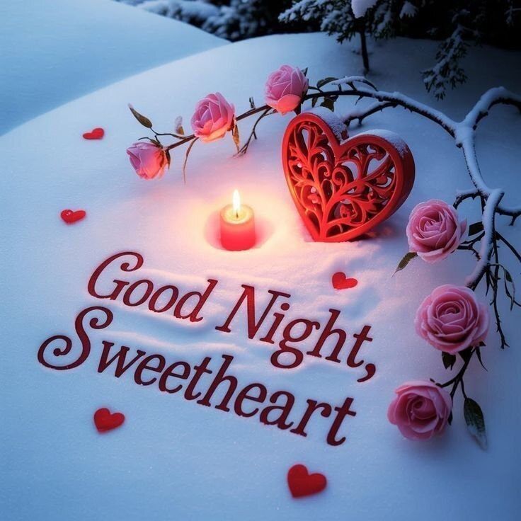sweet good night love images