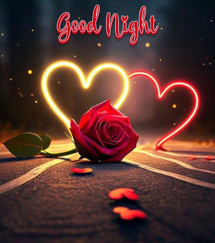 beautiful good night love images
