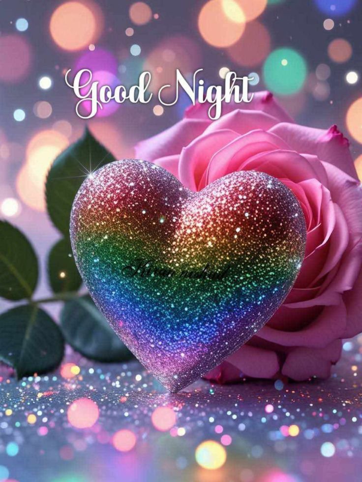 beautiful good night love images