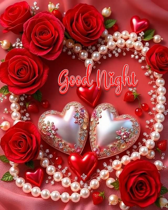 beautiful good night love images