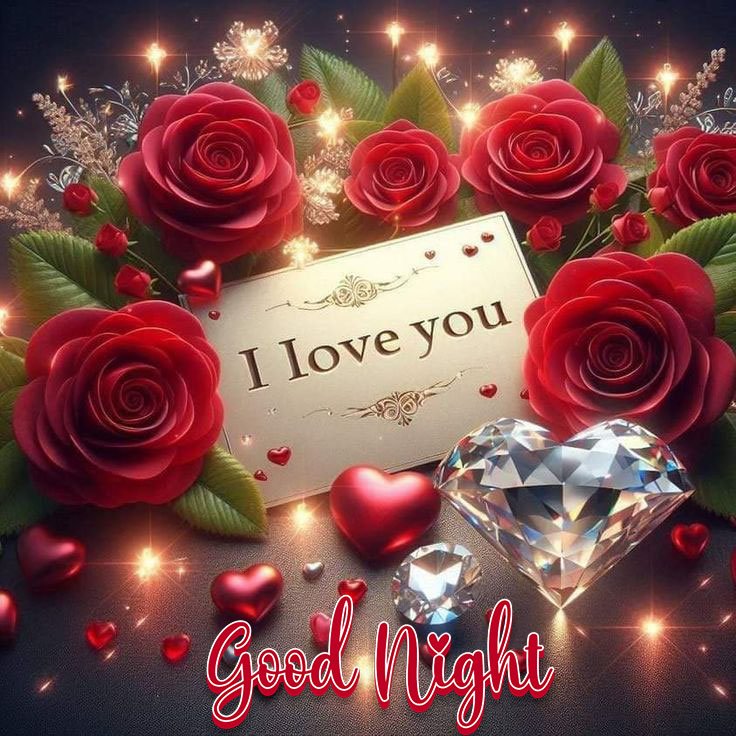 beautiful good night love images