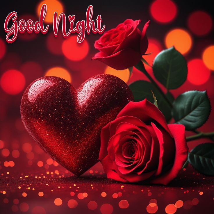 beautiful good night love images