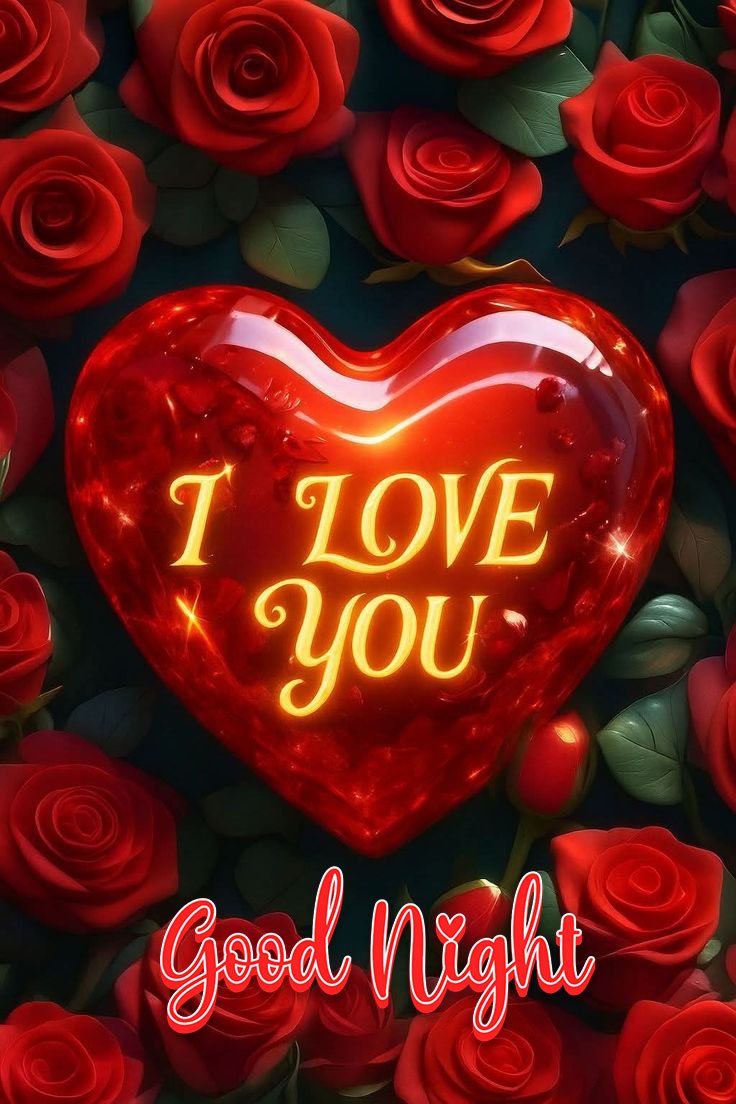 beautiful good night love images