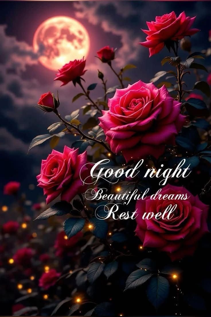 beautiful good night love images