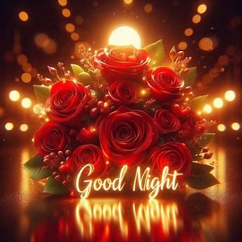 beautiful good night rose images