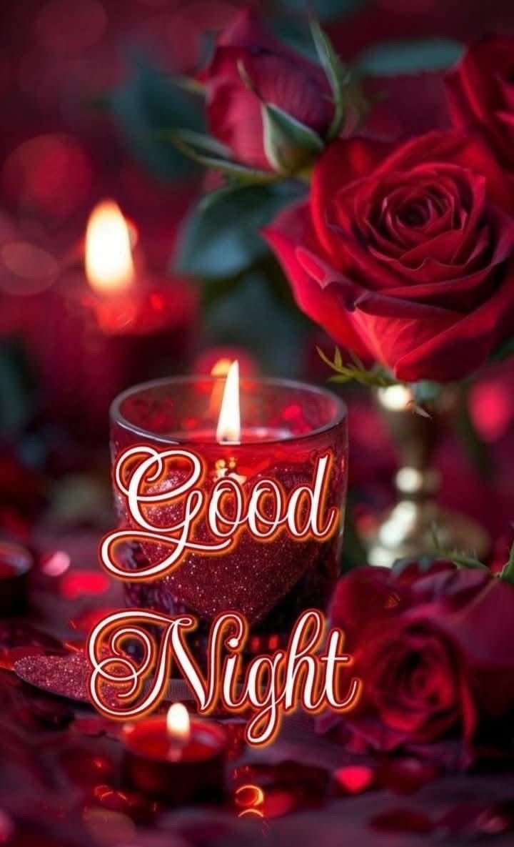 beautiful good night rose images