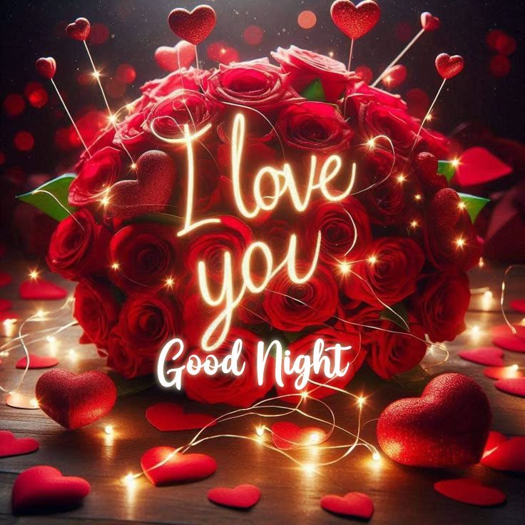 good night my love images