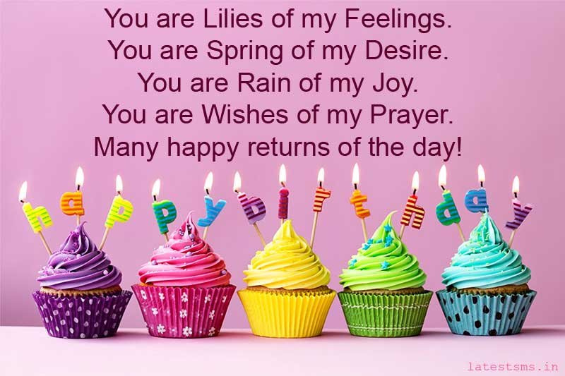 Romantic and cute birthday wishes for girlfriend