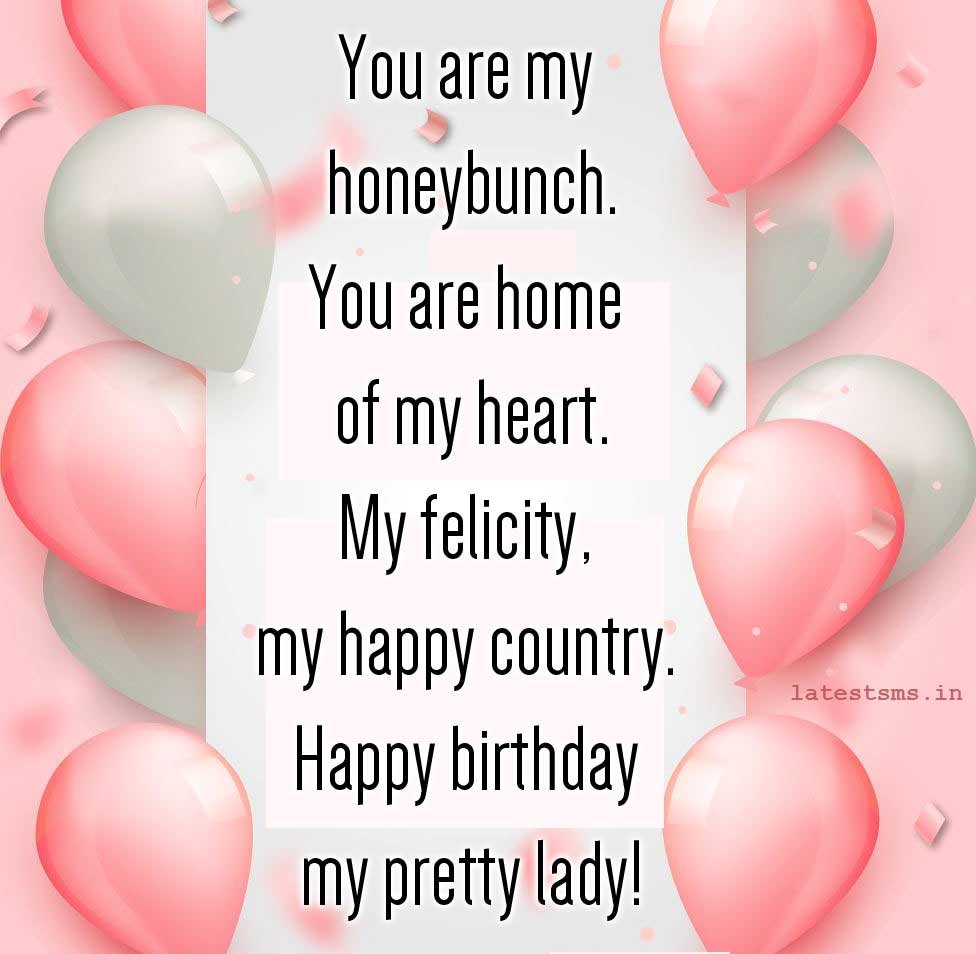 Sweet birthday wishes for girlfriend