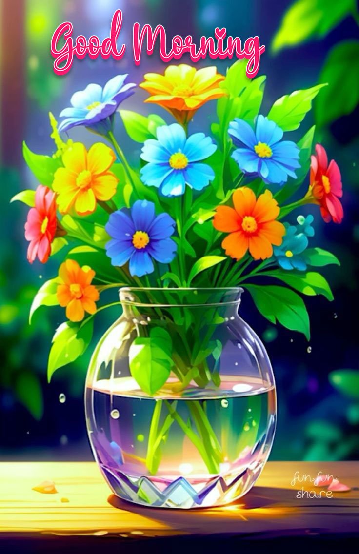 good morning images beautiful flowers