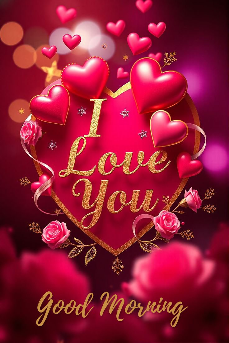 good morning love ai images