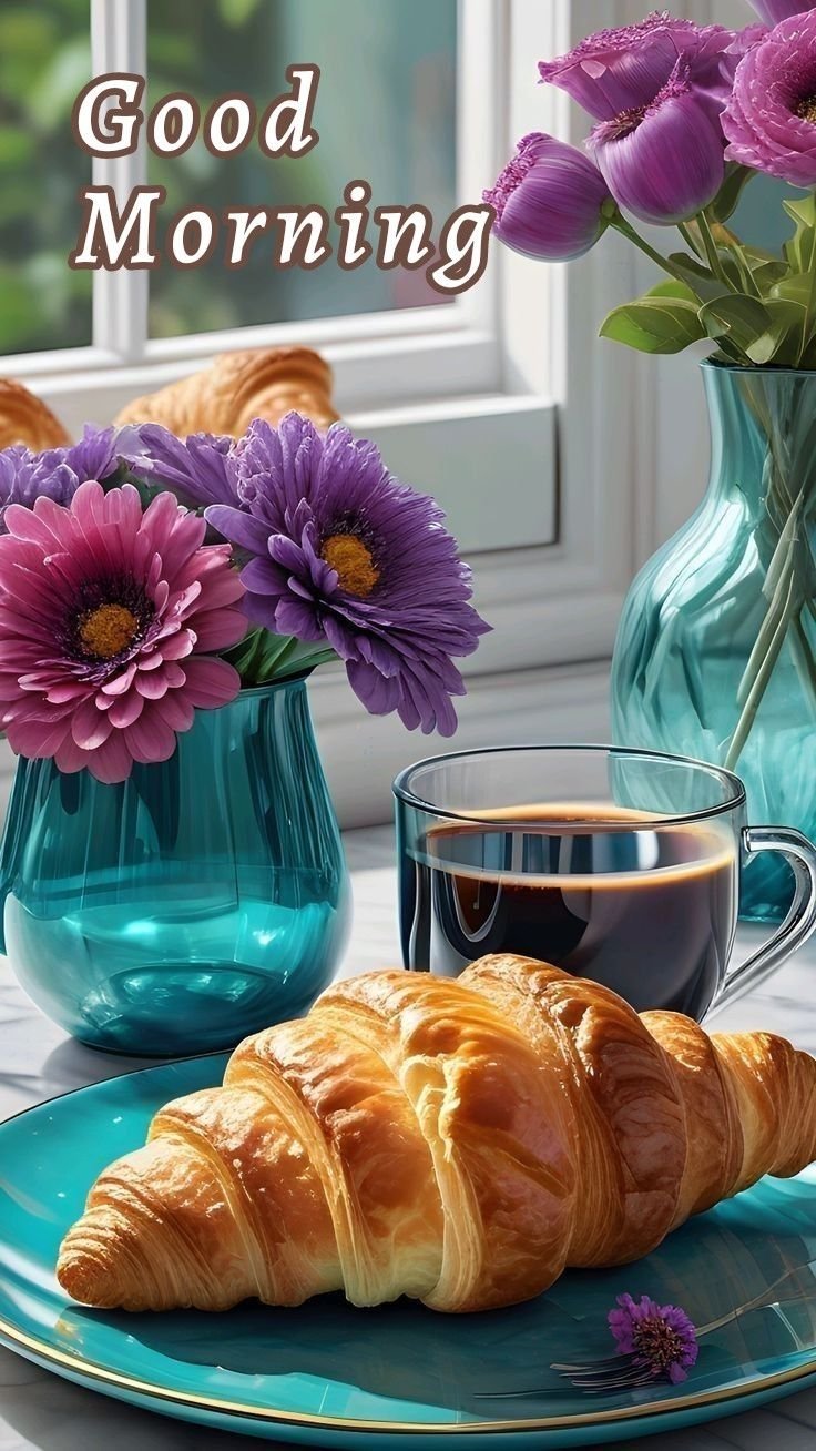 cute good morning flowers images