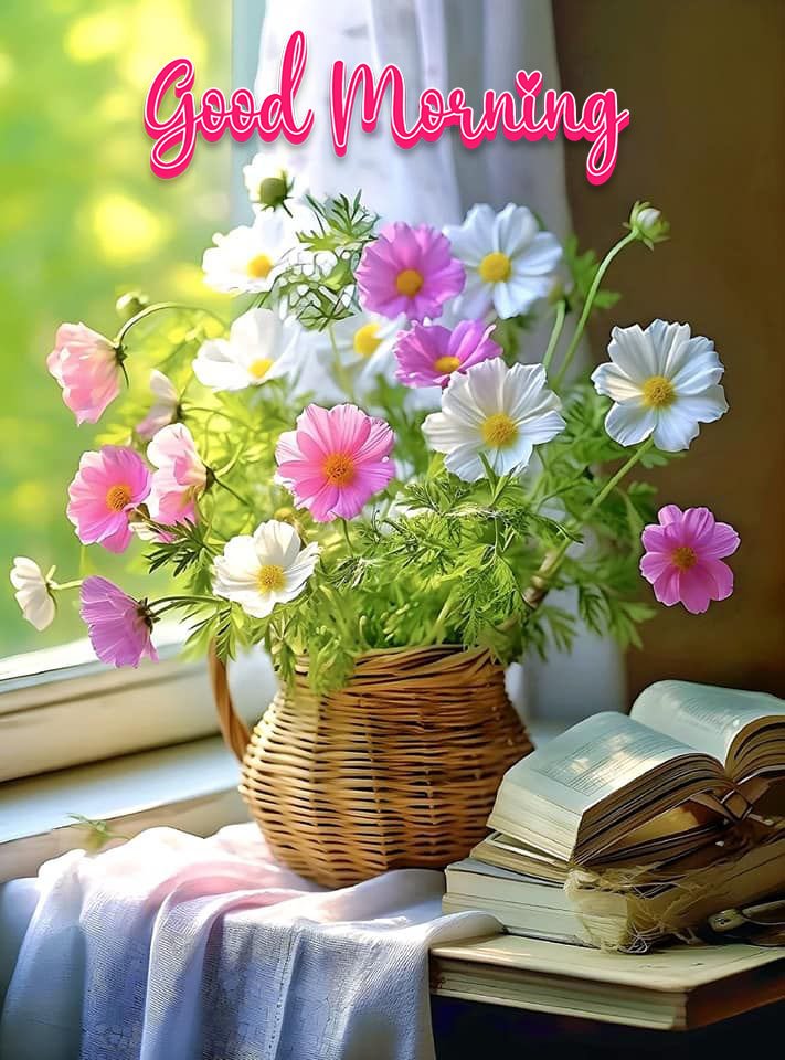 new good morning flowers images