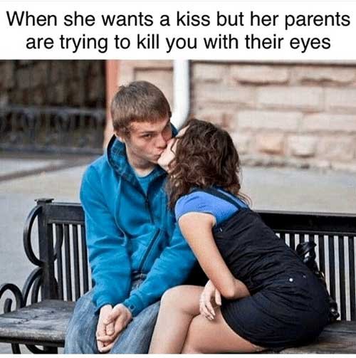 kissing memes for girlfriend