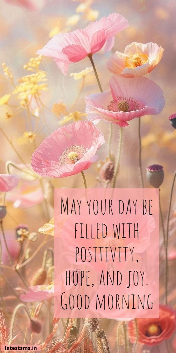 good morning wishes with flowers