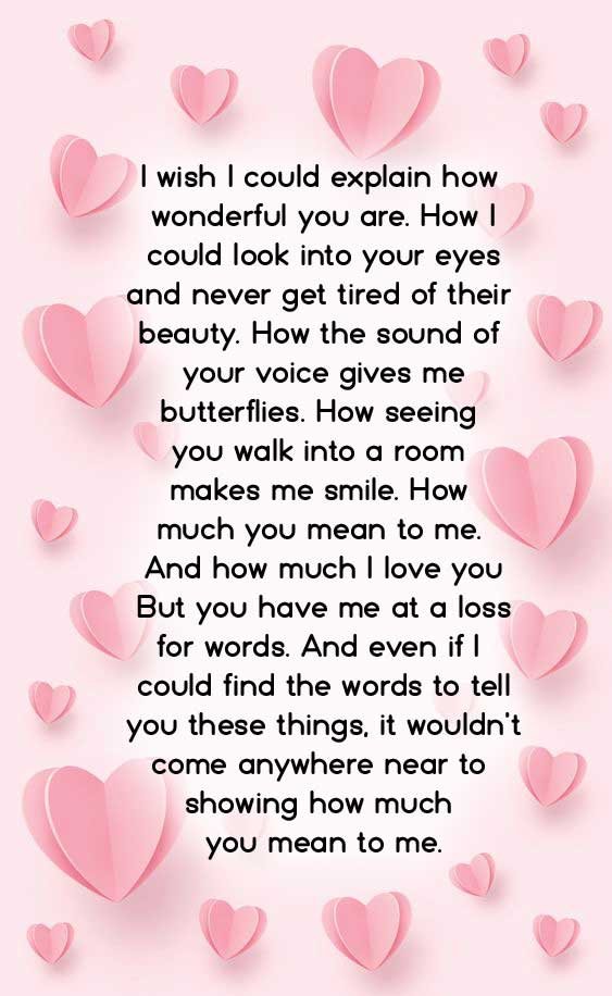 love messages for her