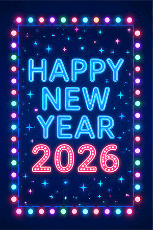 happy new year 2026 gif cute