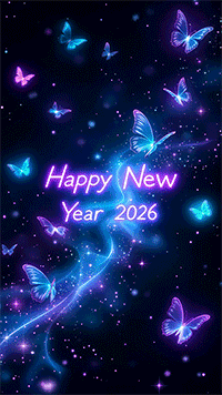 happy new year 2025 gif for girlfriend