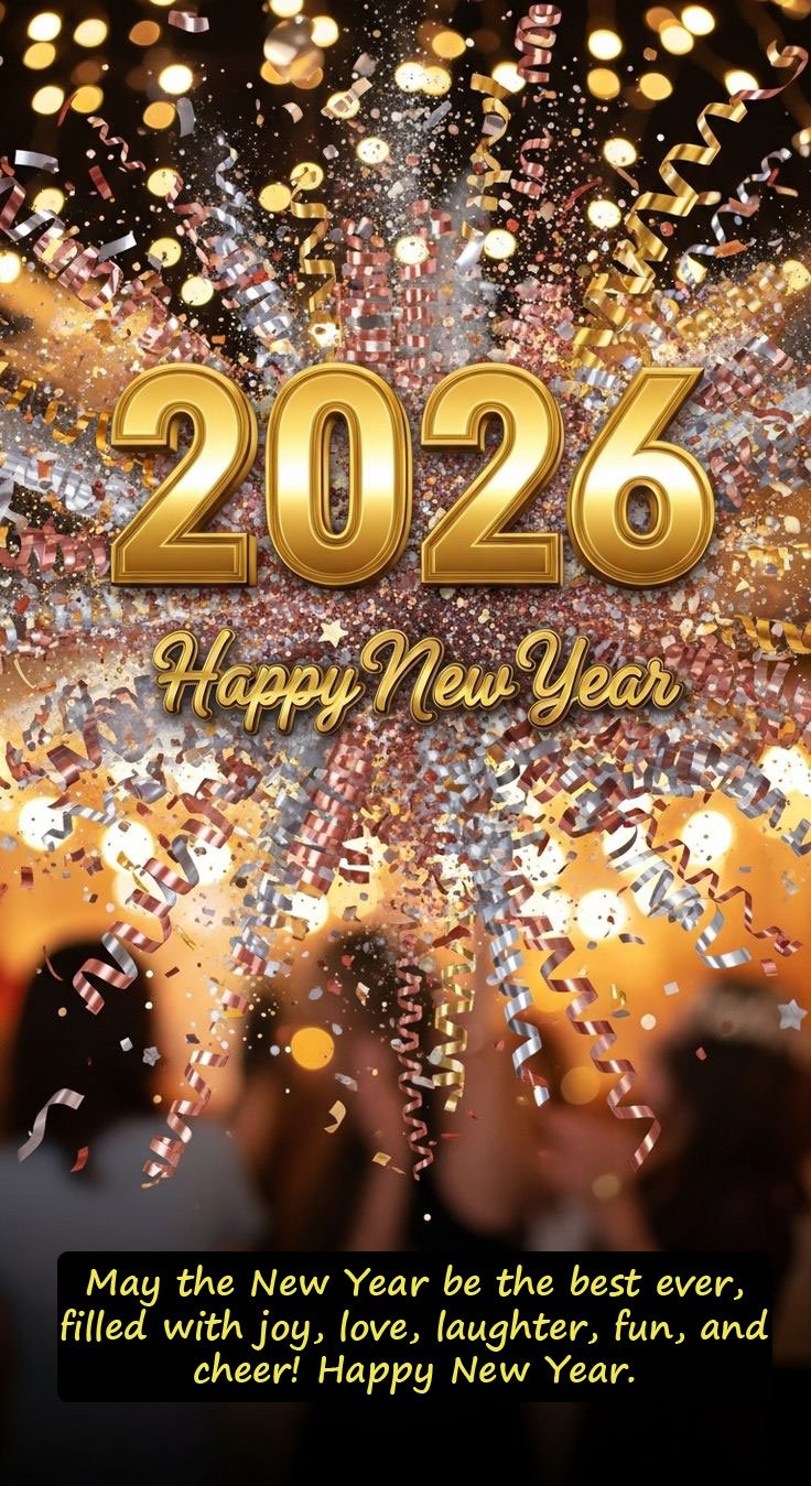 Simple Happy new year greetings for family