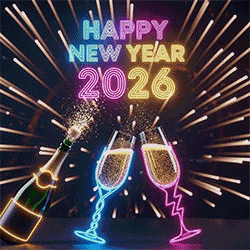 wishes cute happy new year gif